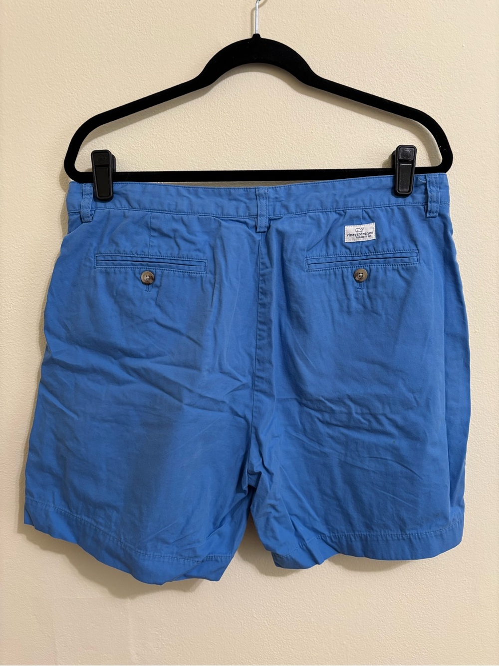 Vineyard Vines Men's Blue Casual Cotton Shorts - Picture 2 of 4